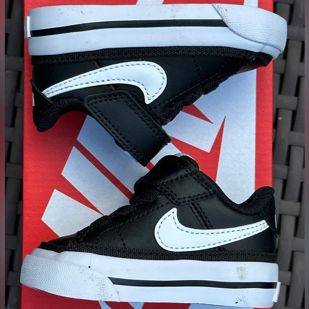 Nike Court Legacy Low Top Casual Sneaker 5C Baby Infant Toddler for Walker NEW